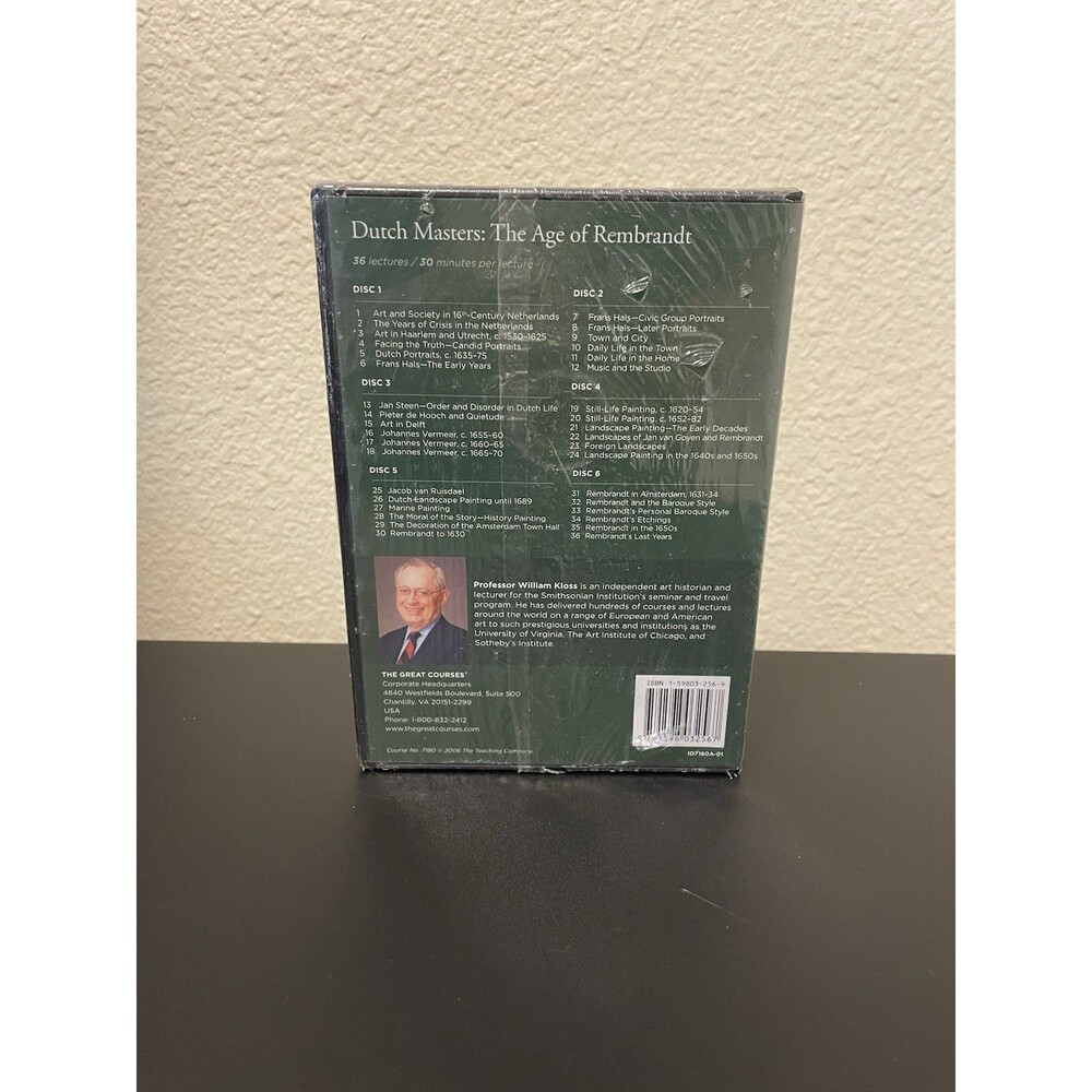 Great Courses Dutch Masters : The Age of Rembrandt (2006, DVD) New - Picture 2 of 2
